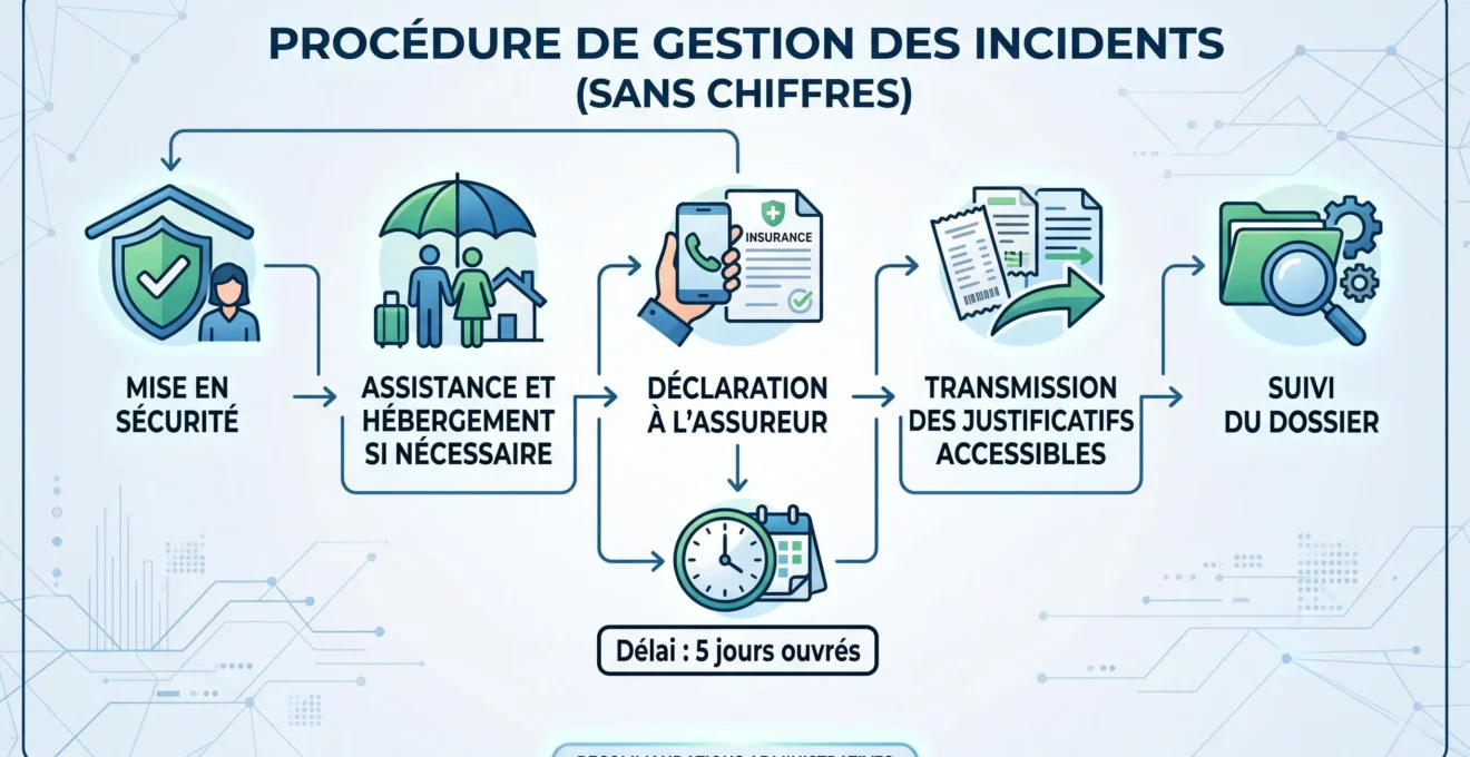 Étapes à suivre après un incendie dans un logement